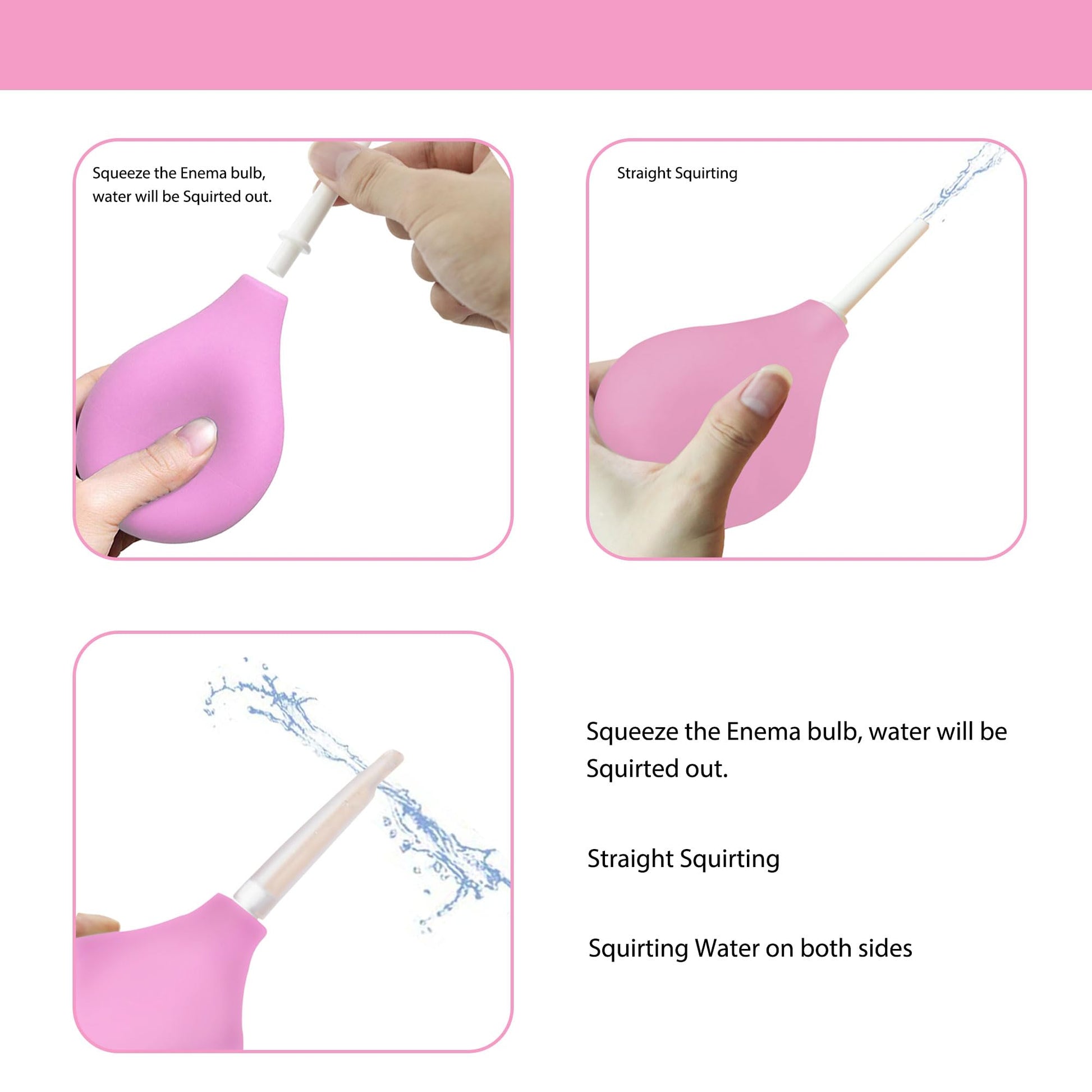 TopQuaFocus 8oz Enema Bulb Kit Anal and Vaginal Douche Bulb for Men Flushing System Enemas Silicone TopQuaFocusBuy Supplements Australia