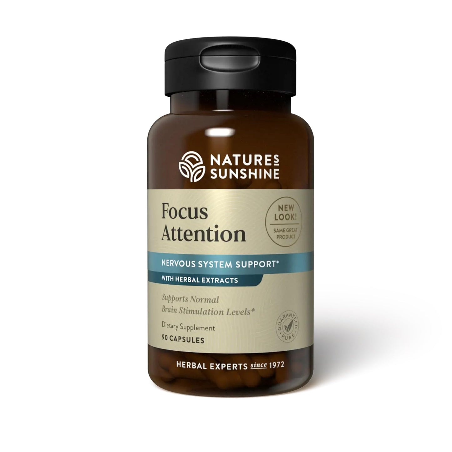 Nature's Sunshine Focus Attention, 90 Capsules, Provides Nutrients That Help Maintain Normal Brain-Stimulation Levels While Supporting Blood Circulation and Neurotransmitter Levels in The Brain Nature's SunshineBuy Supplements Australia