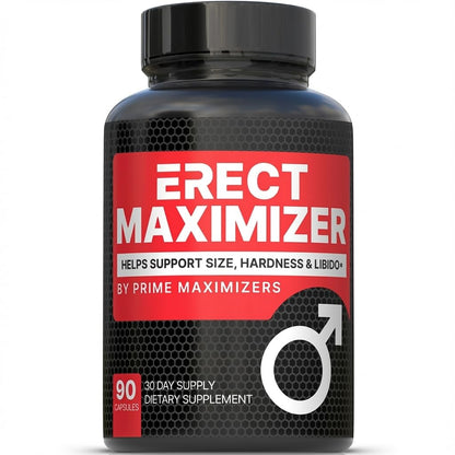 Premium Male Enhancement | Rapid Acting Blood Flow Support | Bigger, Rock Hard, Longer | 9 in 1 Intimacy Complex to Restore Confidence, California Manufactured, 3rd Party Tested – 90 Caps PRIME MAXIMIZERSBuy Supplements Australia