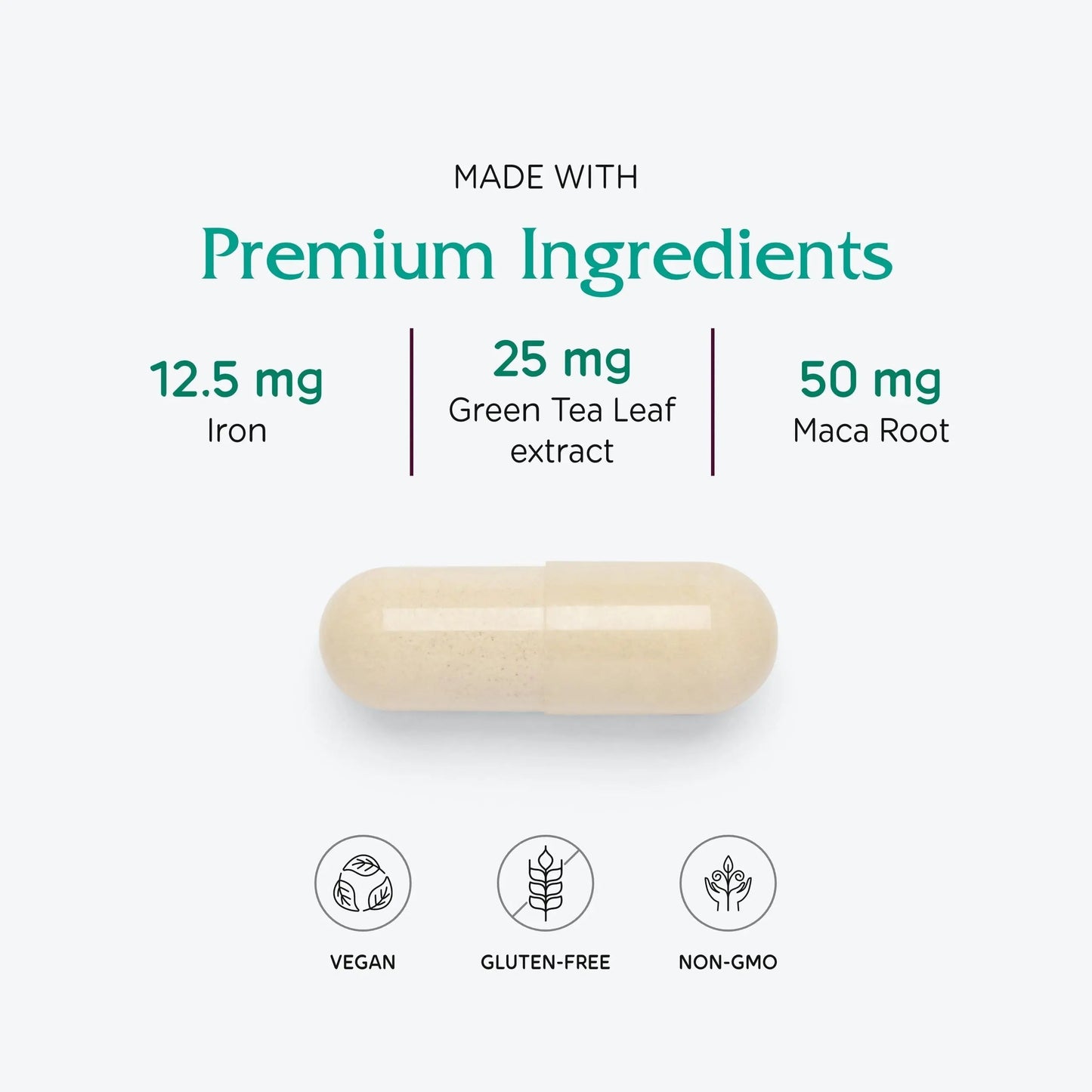 Vitanica FemTeen Symmetry, Vitamins for Teens Daily Multivitamin, Vegan, 120 Capsules VitanicaBuy Supplements Australia