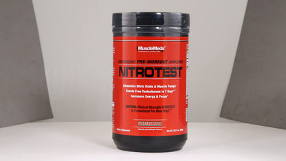 MuscleMeds Nitrotest Pre-Workout Supplement Drink, Boost Nitric Oxide, Testosterone MuscleMedsBuy Supplements Australia