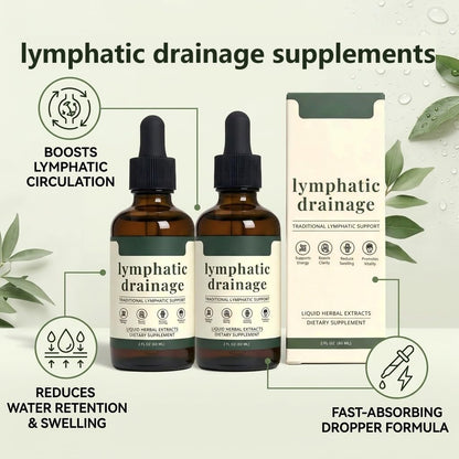 Sentk Organic Lymphatic Drainage Drops, Liposomal Herbal Blend – Supports Lymph System, Reduces Swelling, Boosts Immunity & Vitality, Enhance Clarity, Portable Dropper Design, 2 fl oz (2 Pack) SentkBuy Supplements Australia