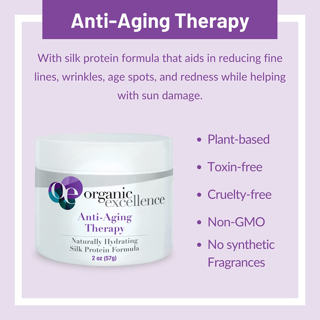 Organic Excellence Organic Moisturizer Face Cream, All Natural Face Moisturizer with Silk Protein to Hydrate, Nourish Protect Skin and Promote Collagen Production Non-Toxic & Fragrance-Free 2 oz Organic ExcellenceBuy Supplements Australia