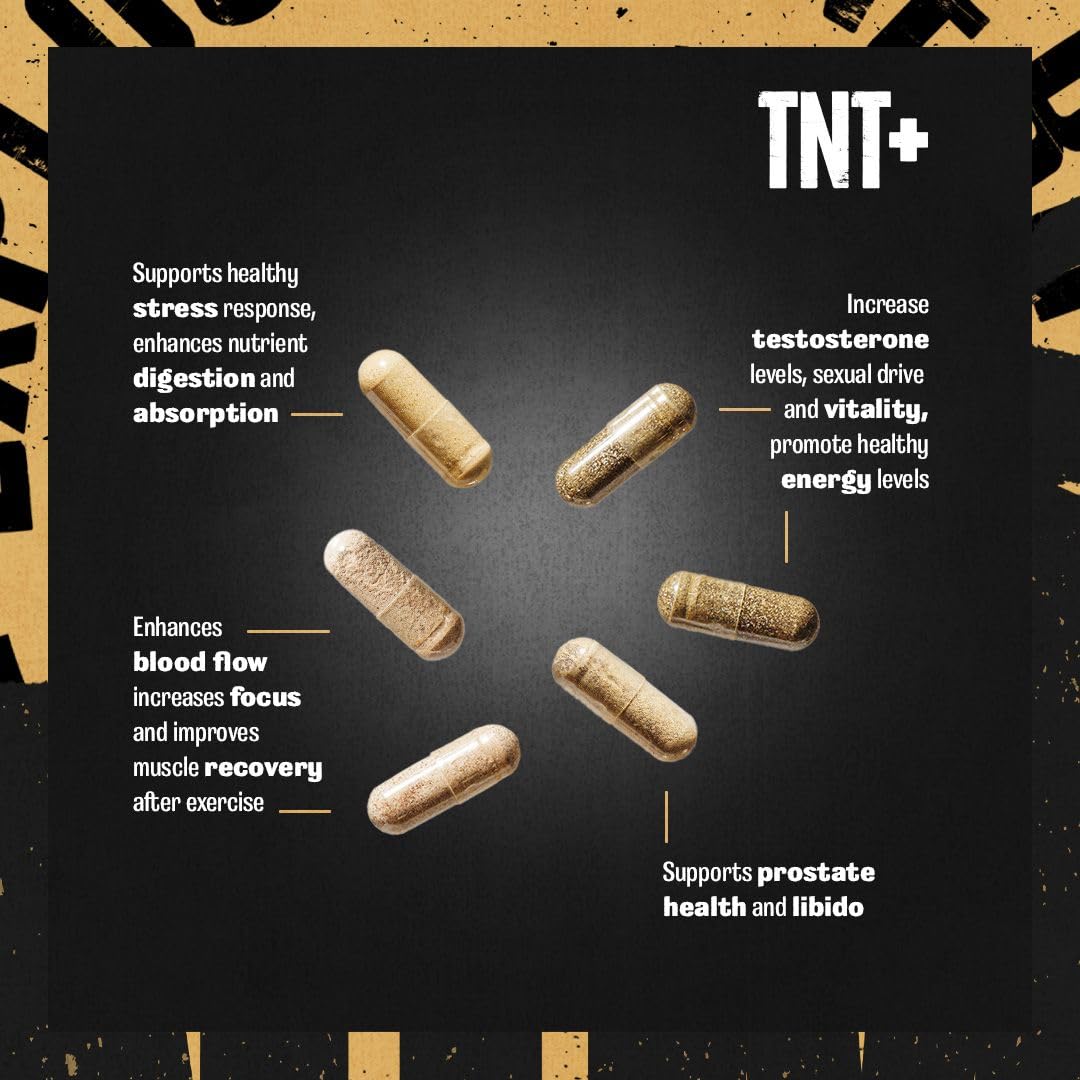 Animal TNT+ - Mens Support, Prostate Support, Adaptogen & Stress Support, Nitric Oxide AnimalBuy Supplements Australia