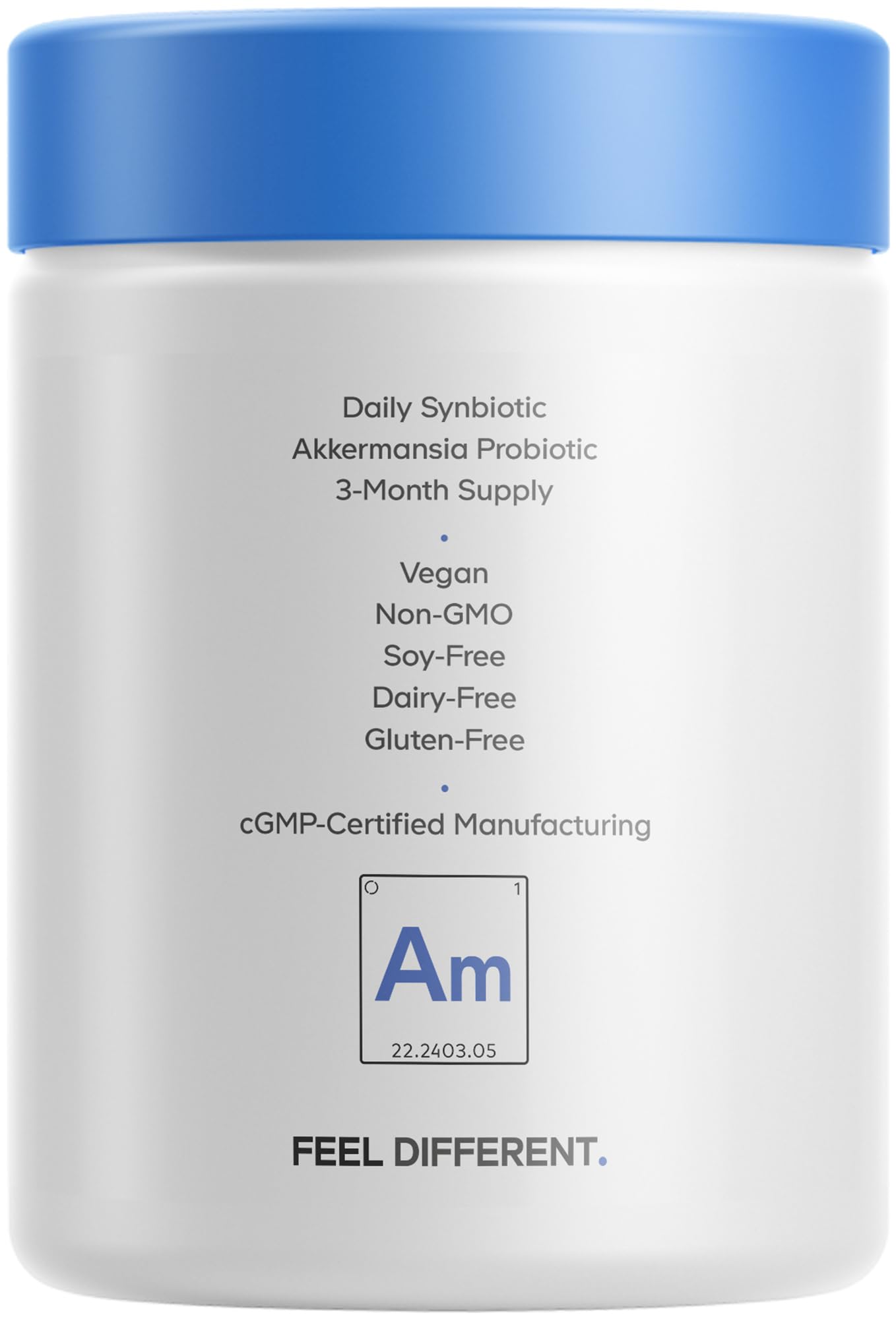 Codeage Akkermansia Muciniphila Probiotic Ultra - High-Potency 500M AFUs Akkermansia Probiotic Supplement - Enhanced Daily Probiotic & Prebiotic, Chicory Inulin - 3-Month Supply - 90 Capsules CodeageBuy Supplements Australia
