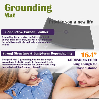 Grounding Mat for Sleeping, Grounding Sheet forBed, Earth Mat Connected for Pain Relief FOPPONBuy Supplements Australia