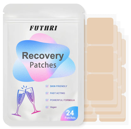 FUTHRI Recovery Patch 24 Pack: Wake Up Refreshed with Natural Ingredients - Waterproof & Skin-Friendly - Pre-Drink Patch for Festivals & Nights Out FUTHRIBuy Supplements Australia