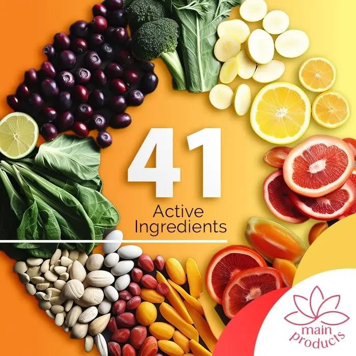 Vitamin Complex Multivitamins and Multiminerals - 12 Vitamins and 14 Minerals, Vitamin A C D3 E B1 B2 B3 B5 B6 B9 B12 H and Minerals Main Products