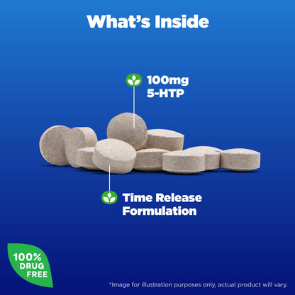 Natrol 5-HTP 100mg, Dietary Supplement Helps Support a Balanced Mood, 90 Time NatrolBuy Supplements Australia