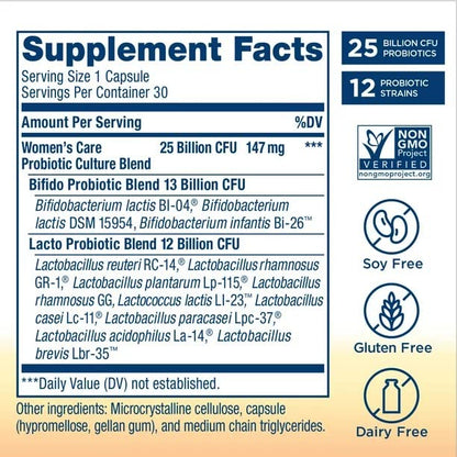 jogi Womens Wellness, Womens Care Probiotic, 25 Billion CFU Per Cap., Supports Vaginal pH and Yeast Levels jogiBuy Supplements Australia