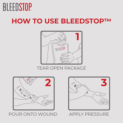 BleedStop™ First Aid Powder for Blood Clotting, Trauma Kit, Blood Thinner BleedStopBuy Supplements Australia