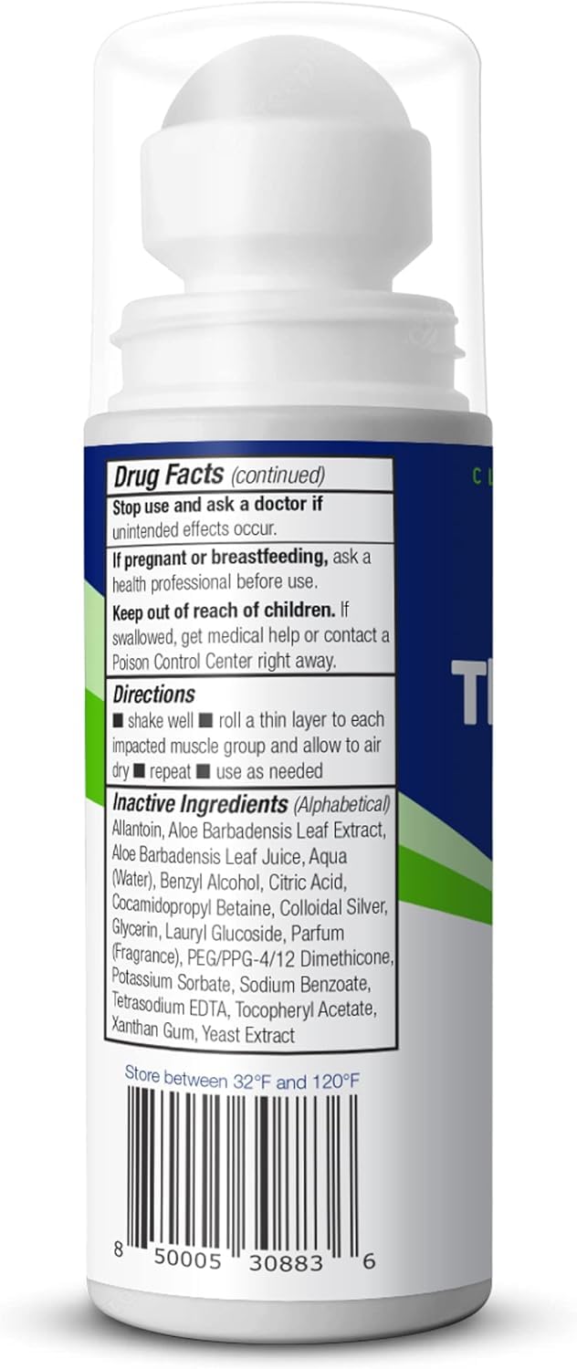 Theraworx Relief for Muscle Cramps Roll-On Fast-Acting Muscle Spasm, Leg Soreness with Magnesium Sulfate - 2.5 oz - 2 Count TheraworxBuy Supplements Australia