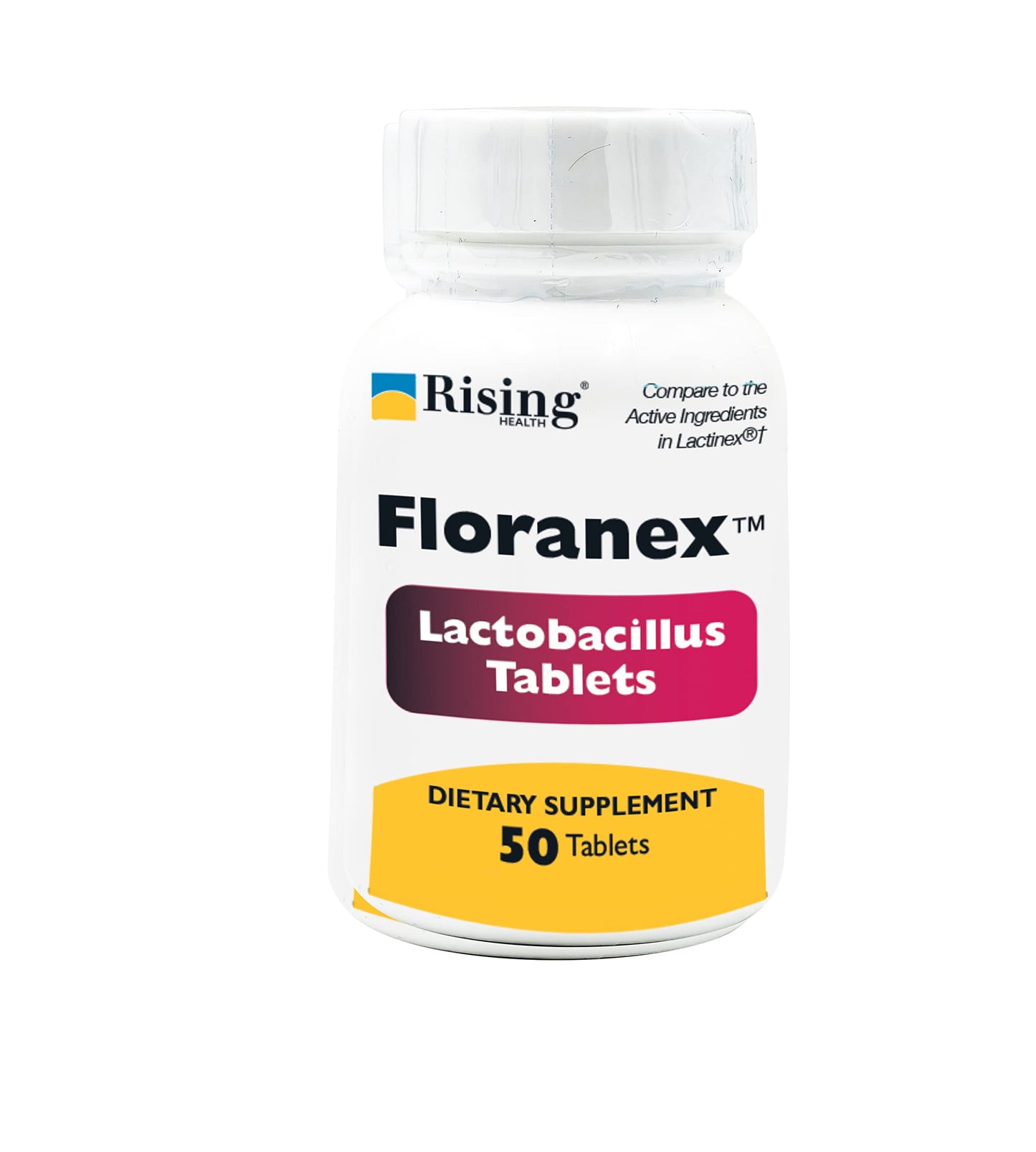 Rising Health - Floranex Tablets - Lactobacillus Probiotic Dietary Supplements - 50 Tablets RisingBuy Supplements Australia