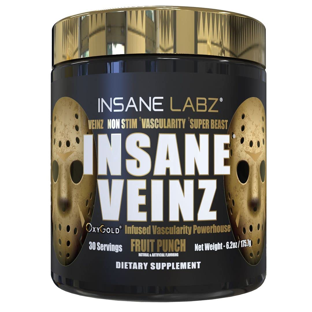 Insane Labz Psychotic Gold and Insane Veinz Gold Pre Workout Nitric Oxide Booster Stack Insane LabzBuy Supplements Australia