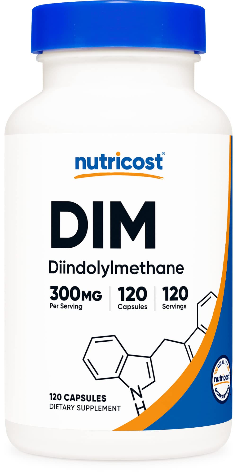Nutricost DIM (Diindolylmethane) Plus BioPerine 300mg, 120 Vegetarian Capsules 