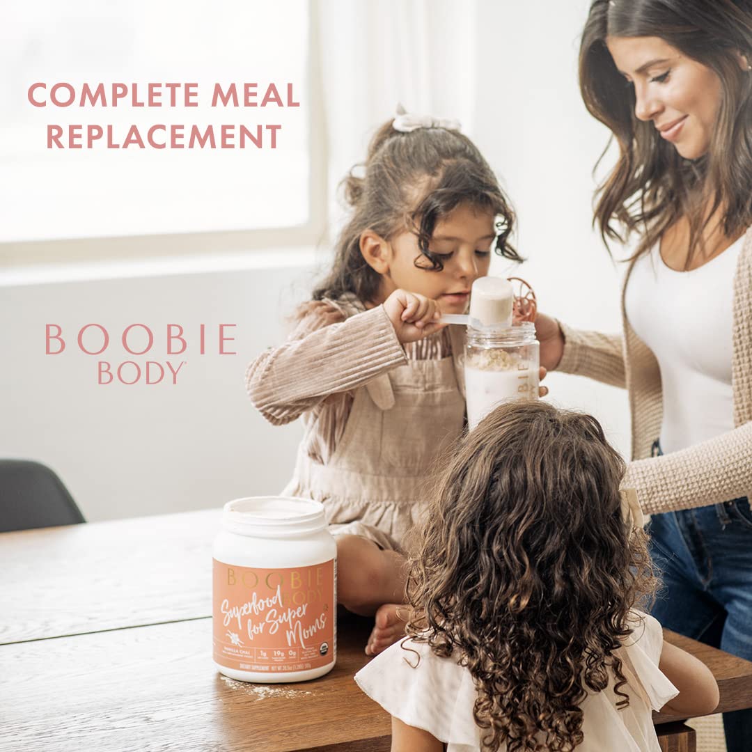 Boobie Body Organic Superfood Plant-Based Protein Shake, Chocolate Bliss, [23.4oz, 1 Tub] Boobie BrandsBuy Supplements Australia