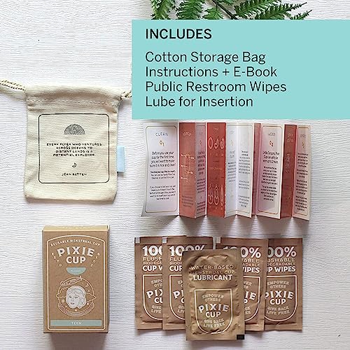 Pixie Cup Soft Menstrual Cup - Ranked 1 for Most Comfortable Reusable Period Cup - Buy One We Give One Pixie CupBuy Supplements Australia