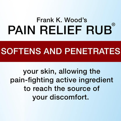 FRANK K. WOOD'S PAIN RELIEF RUB-2 oz (3 Jars) FRANK K. WOOD'S PAIN RELIEF RUBBuy Supplements Australia
