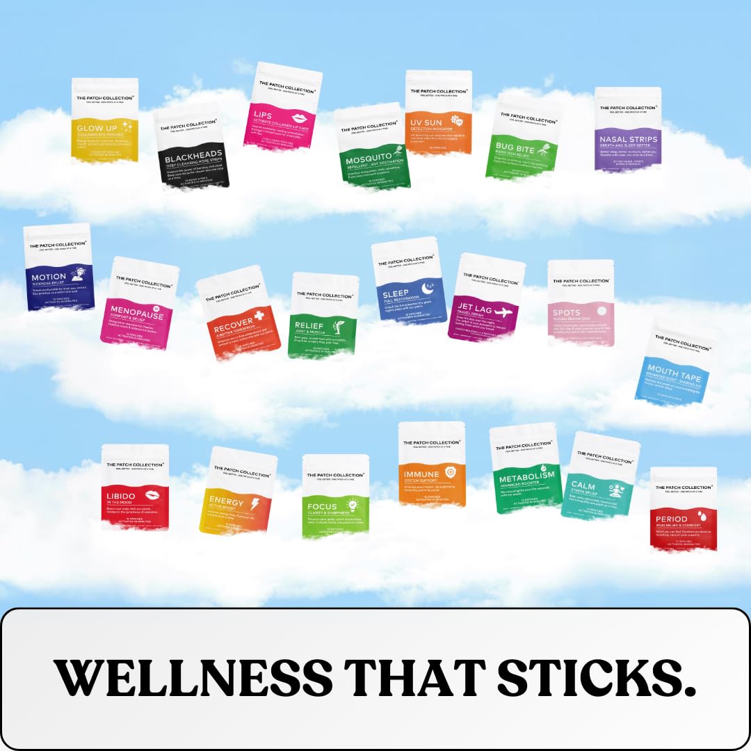 The Patch Collection® – Period Pain Relief Patch | Menthol, Turmeric, Valerian Root, Green Tea, Pomegranate Oil (Pack of 12) The Patch CollectionBuy Supplements Australia