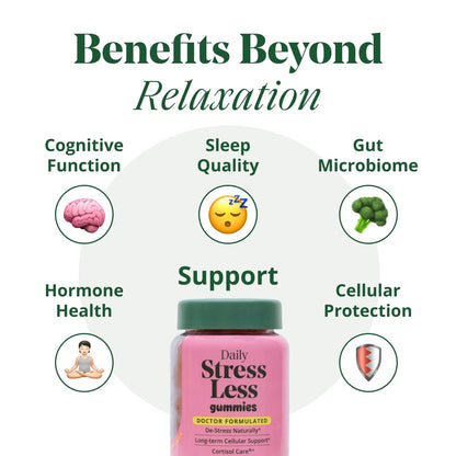 Semaine Stress Less Gummy with Cortisol Care™ 60 Count – Daily Support for Stress, Mood & Sleep SemaineBuy Supplements Australia