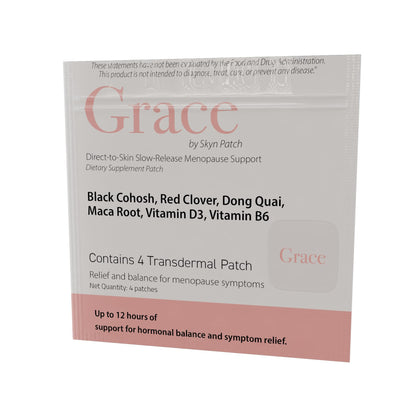 Skyn Patch Grace Transdermal Wellness Patch – Plant Based Daily Adaptogens & Nutrient Support | Transdermal Patch Delivery | 4-Night Pack Skyn PatchBuy Supplements Australia