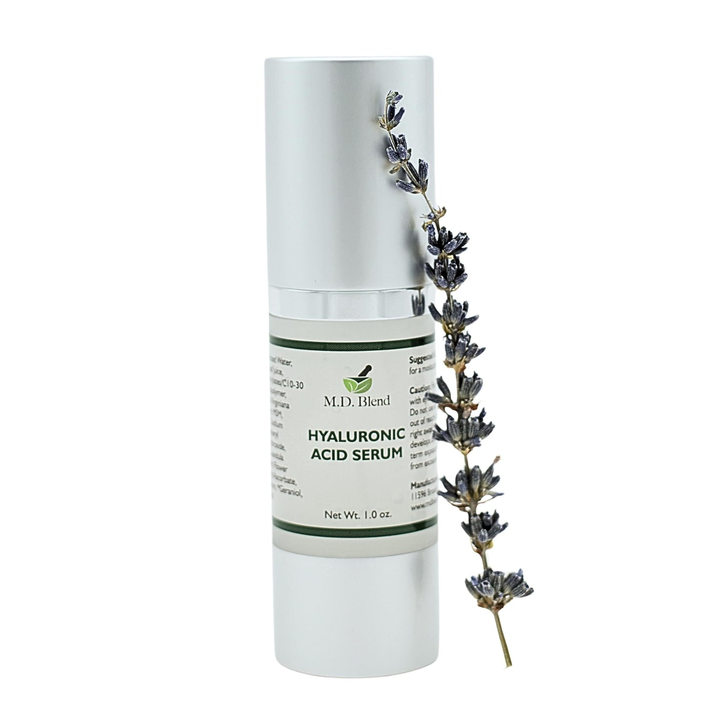 M.D. Blend Wellness Bundle with joint health supplement (120 capsules) & lightweight face hydrating hyaluronic acid serum (30 ml) featuring an airless pump, daily wellness skincare + joint support duo M.D. BlendBuy Supplements Australia