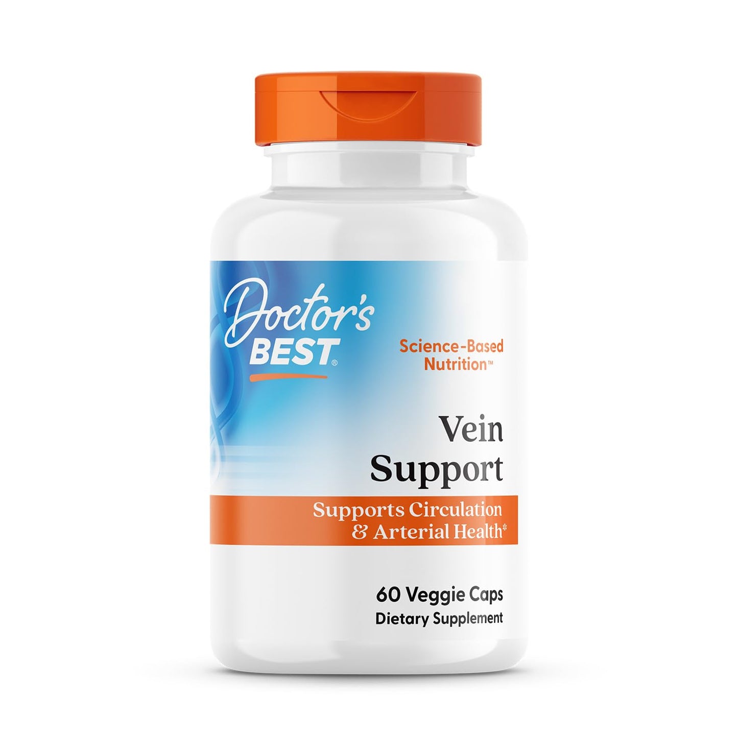 Doctor's Best Vein Support Supplement - Contains Diosmin & Hesperidin, Circulation Support for Legs & Feet, for Men & Women, Formula with Vitamin K2 & Natural Orange Extract, Vegan - 60 Veg Caps Doctor's BESTBuy Supplements Australia