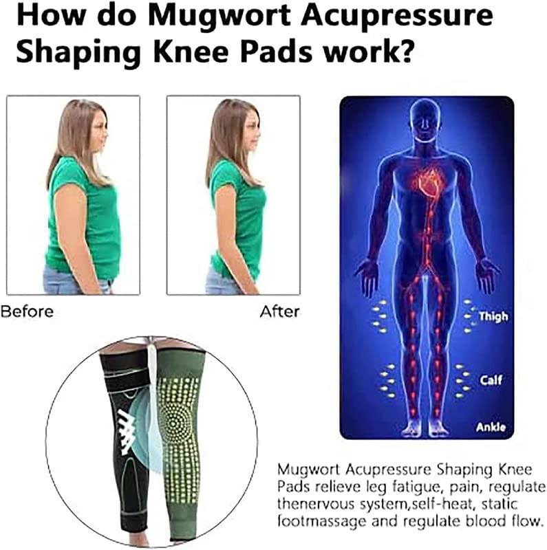 KNEECA Tourmaline Acupressure Selfheating Knee Sleeve, Tourmaline Acupressure Self XTRYTRUIBuy Supplements Australia