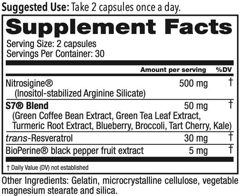 Juvenon BloodFlow-7 Nitric Oxide Supplement with Nitrosigine JuvenonBuy Supplements Australia