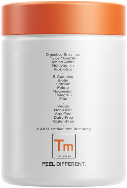 Codeage Teen Multivitamin Supplement – Daily Vitamins and Minerals for Teen Boys and Girls – Organic Whole Food Formula