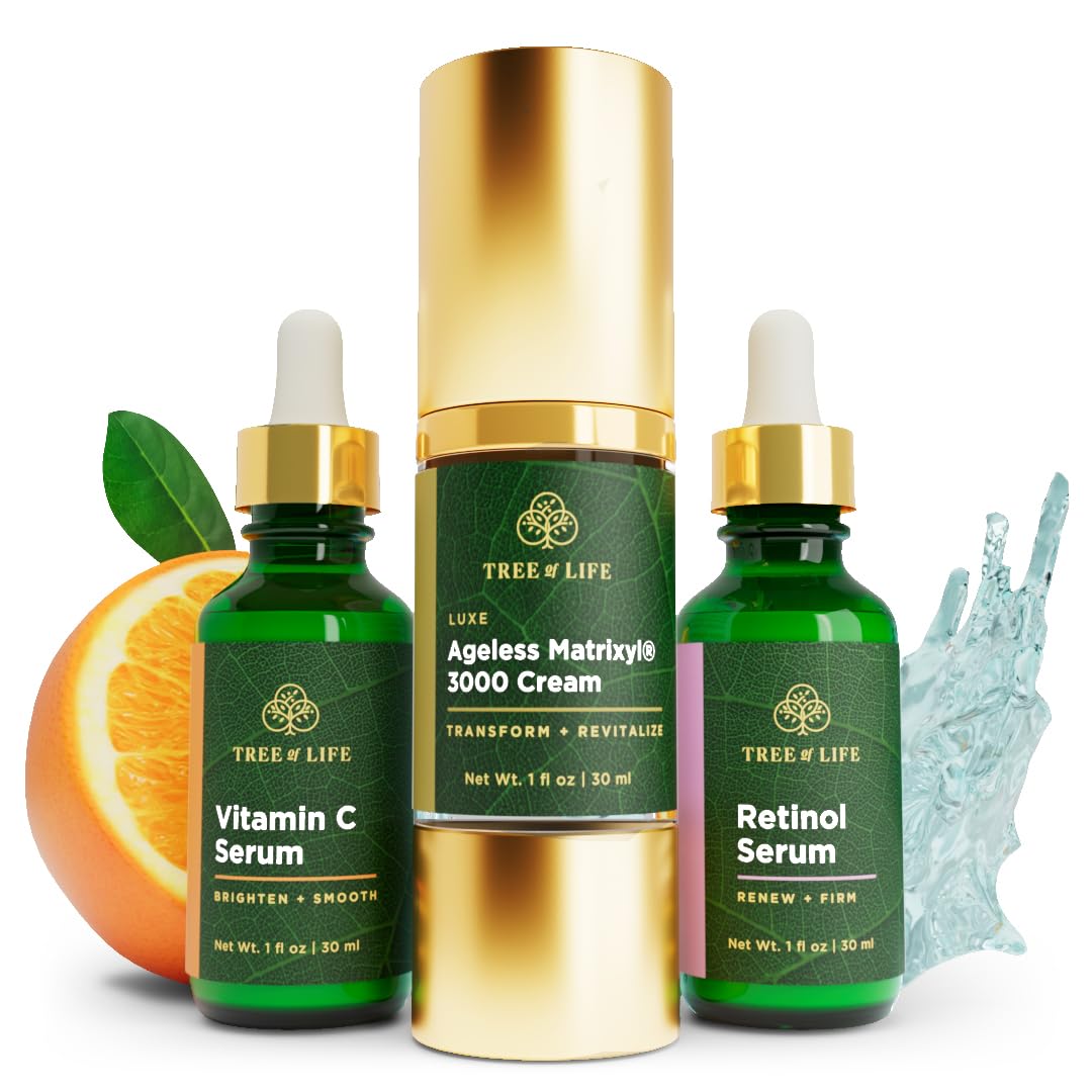 Tree of Life Rejuvenation Pack with Vitamin C Serum + Retinol Serum Tree of Life BeautyBuy Supplements Australia