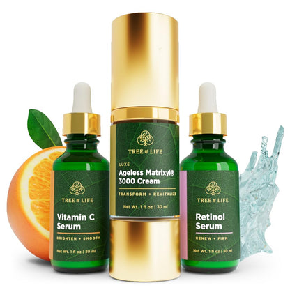 Tree of Life Rejuvenation Pack with Vitamin C Serum + Retinol Serum Tree of Life BeautyBuy Supplements Australia
