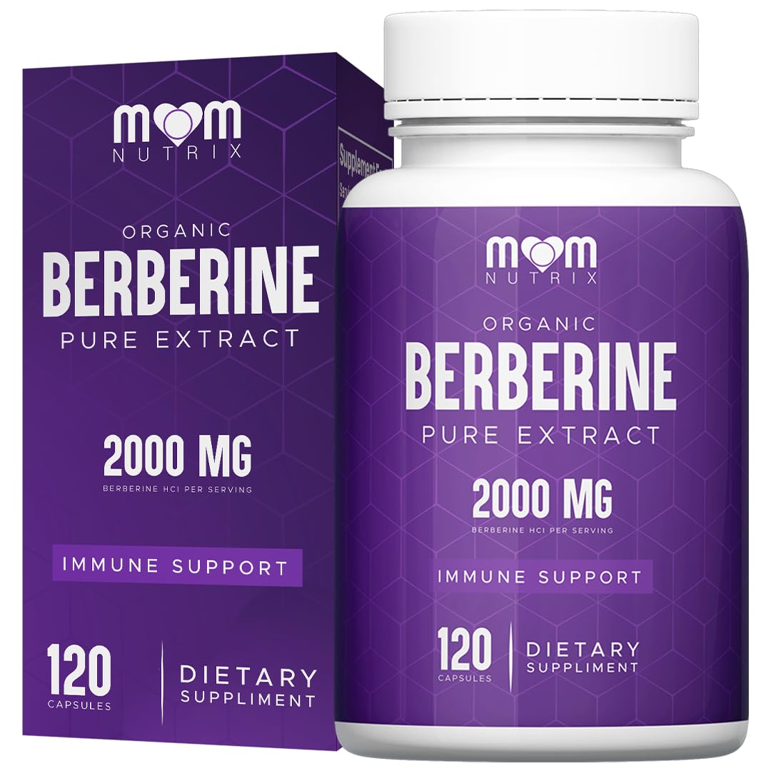 THE MONK Organic Berberine Extract 2000mg - Vegan, Non-GMO - Immune Support - Berberine HCL Supplement for Women & Men - 120 Capsules THE MONKBuy Supplements Australia
