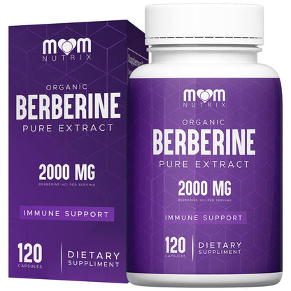 THE MONK Organic Berberine Extract 2000mg - Vegan, Non-GMO - Immune Support - Berberine HCL Supplement for Women & Men - 120 Capsules THE MONKBuy Supplements Australia