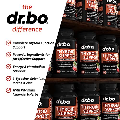 Thyroid Support for Women & Men Supplement - Natural Metabolism, Mood & Energy Enhancer DR. BOBuy Supplements Australia
