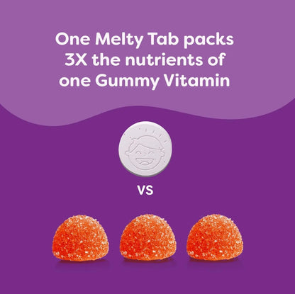 Renzo's Picky Eater Kids Multivitamin with Iron, Dissolving Kids Vitamins with Vitamin D3 and K2 and More, 60 Sugar-Free Melty Tabs Renzo'sBuy Supplements Australia