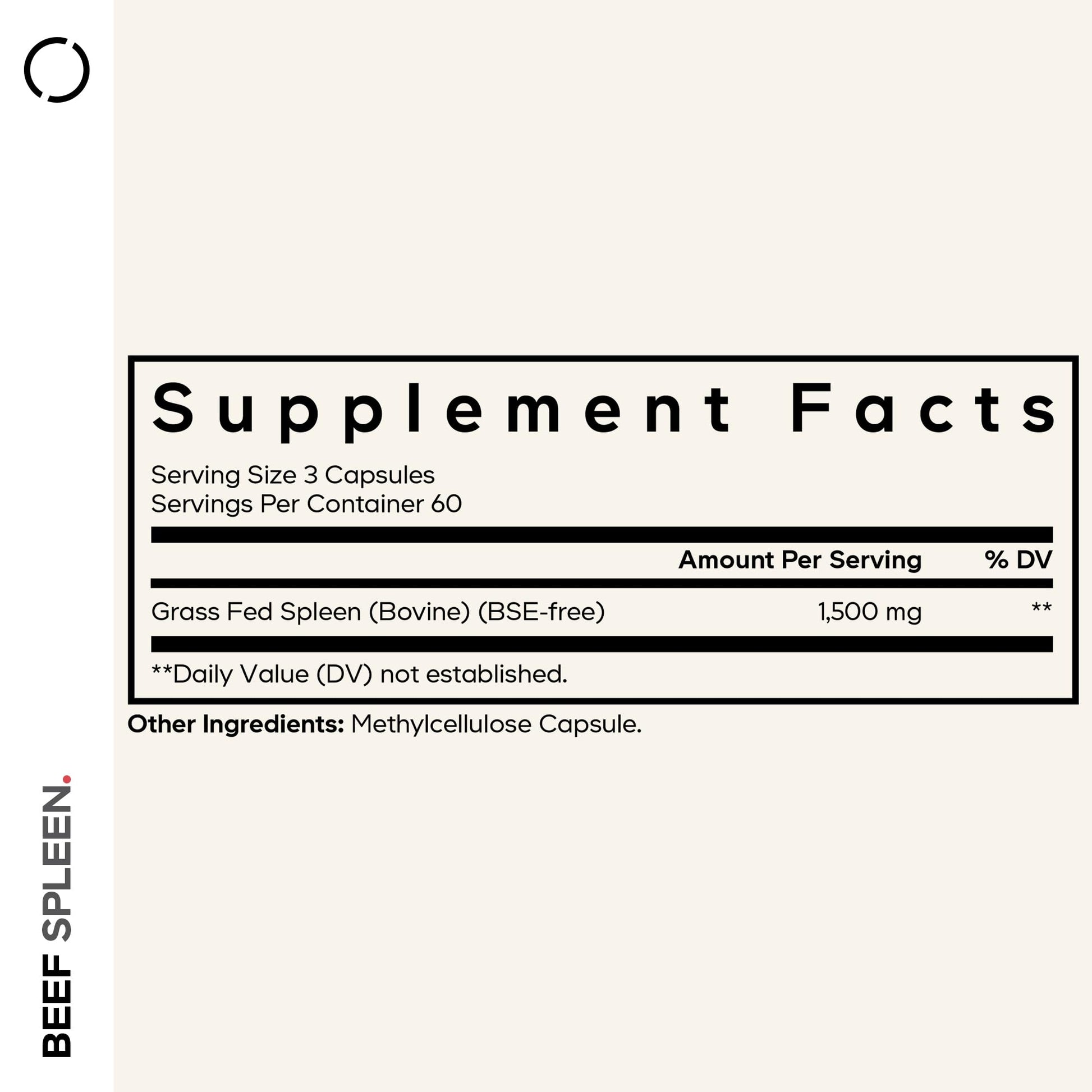 Codeage Grass Fed Beef Spleen Supplement - 2-Month Supply - Freeze Dried, Non-Defatted, Desiccated Bovine Pills Glandulars Meat – Pasture Raised Beef Vitamins for Spleen -180 Capsules CodeageBuy Supplements Australia