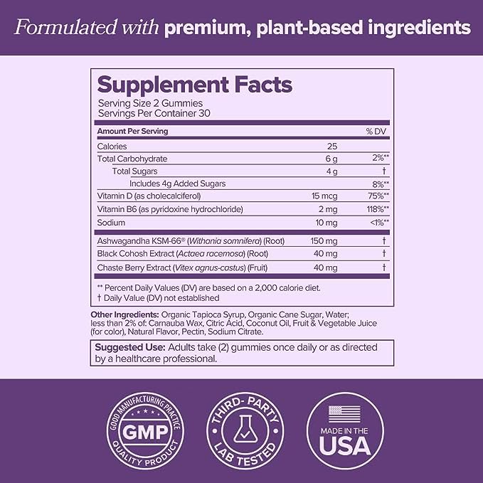 MENO Gummies for Menopause, 30 Servings (Pack of 1) - Hormone-Free Menopause O PositivBuy Supplements Australia