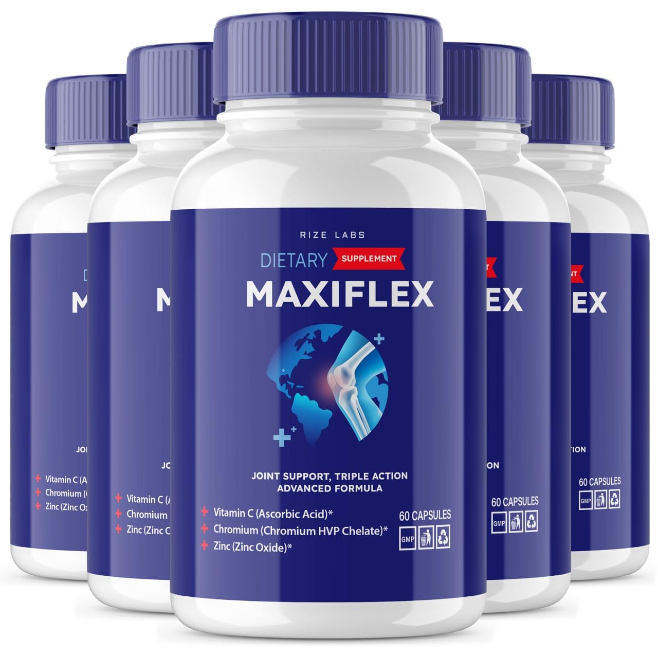 rize labs - Maxi Flex All Natural Suppplement, Capsules for Joint Support, Pills for Mobility and Flexibility, Advanced Formula Supplement, Triple Action (300 Capsules) rize labsBuy Supplements Australia