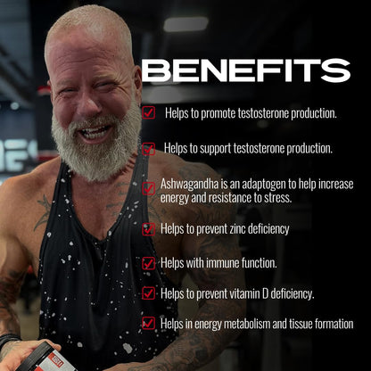 Iron Brothers Men’s Testosterone Support Supplement – Tribulus, Tongkat Ali, Ashwagandha & DIM – Daily Performance & Vitality Formula – with Fenugreek & Zinc – 30 Day Cycle – 90 Capsules Iron Brothers SupplementsBuy Supplements Australia
