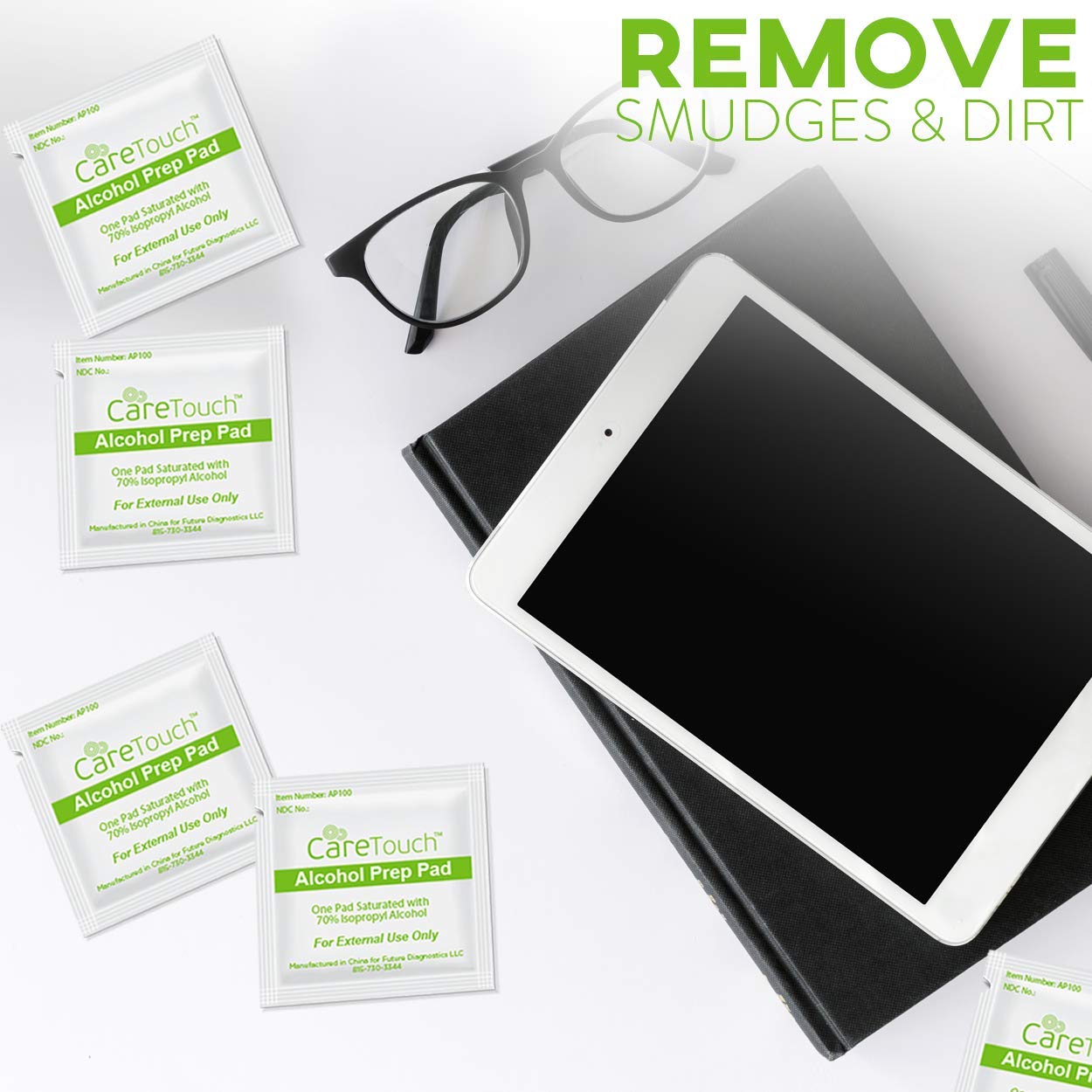 Care Touch Alcohol Wipes - Individually Wrapped Alcohol Prep Pads with 70% Isopropyl Care TouchBuy Supplements Australia