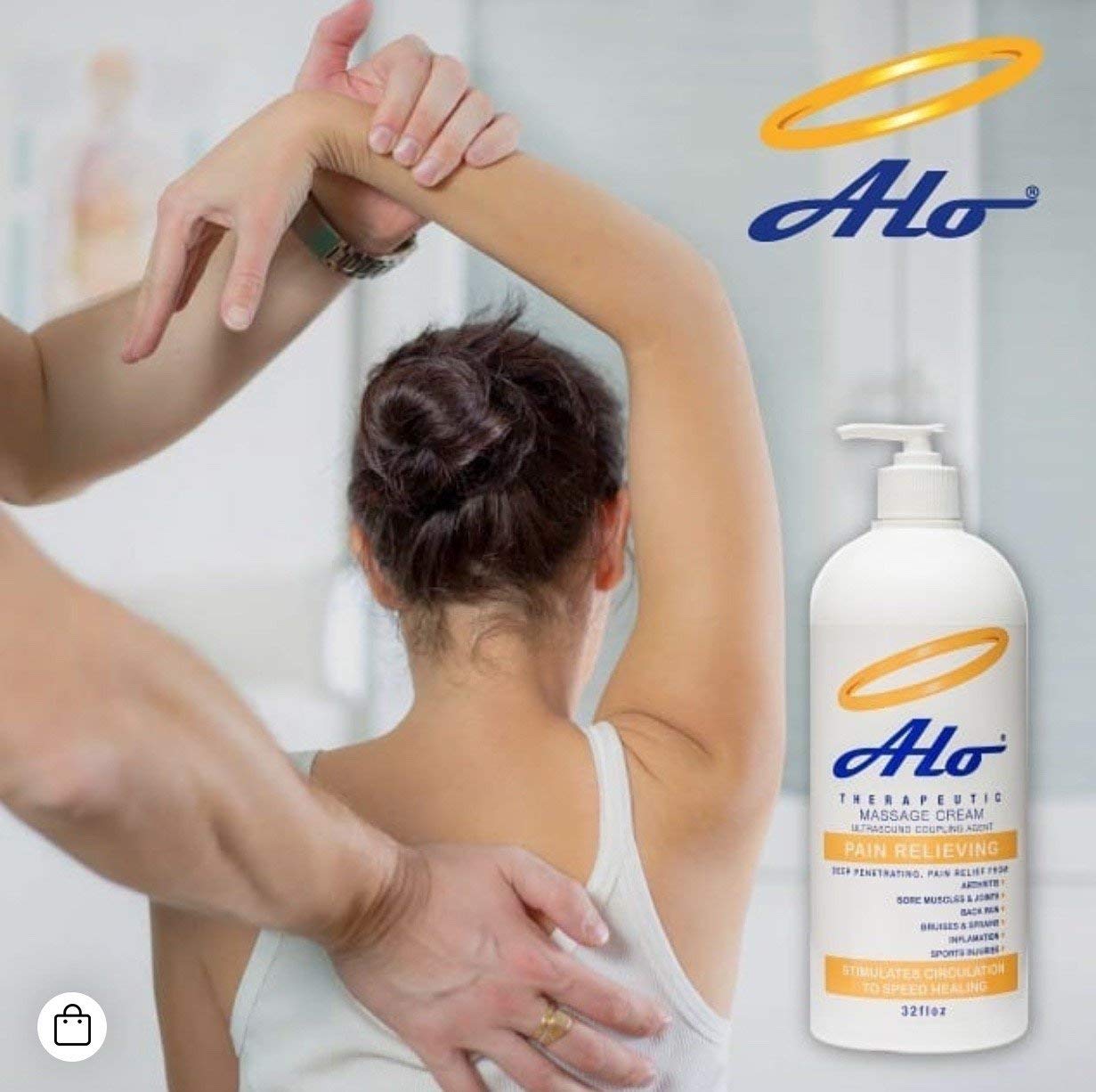 ALO Pain Relief Cream Therapy(32 oz with Pump) for Arthritis, Back Pain, Sciatica, Plantar Fasciitis, Tennis Elbow, Sore Muscles & Joints Inflammation - Working Out Aches, Acute Pain and Chronic Pain ALO Pain Relief CreamBuy Supplements Australia