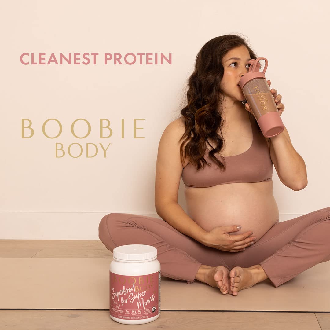 Boobie Body Organic Superfood Plant-Based Protein Shake, Chocolate Bliss, [23.4oz, 1 Tub] Boobie BrandsBuy Supplements Australia