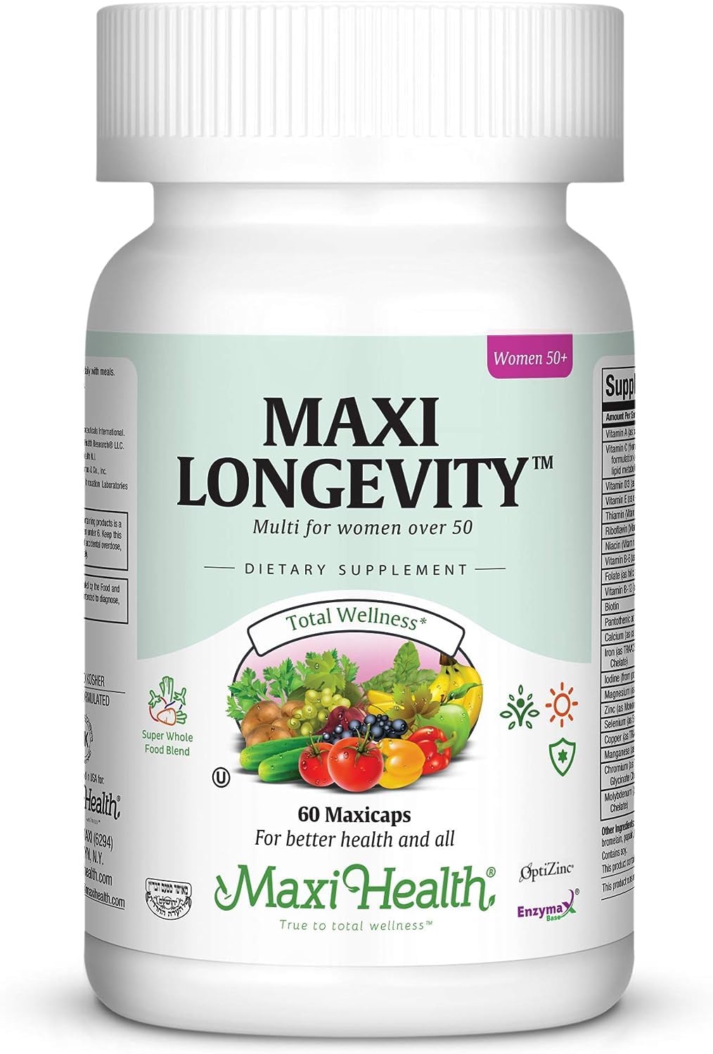 Womens Multivitamin 50 Plus – Daily Multivitamin for Women Over 50 with Vitamin B12, A, D, C, Zinc, Magnesium & More – Energy, Immune & Heart Support Womens Multi Vitamins - Non-GMO – 60 Capsules Maxi HealthBuy Supplements Australia