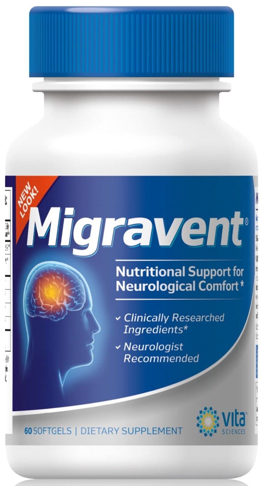 Vita Sciences Migravent – Advanced Nutritional Formula with Magnesium, CoQ10, Vitamin B2, and Butterbur for Brain and Circulatory Wellness – 60 Capsules Vita SciencesBuy Supplements Australia