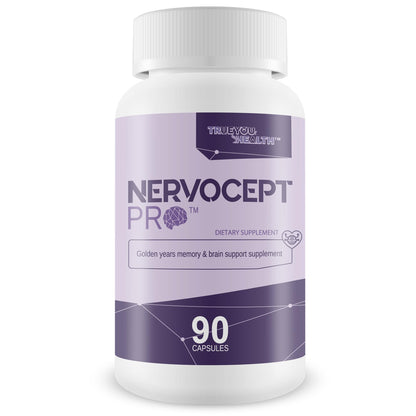 Nervocept Pro - Our Best Nerve Support Capsules - Lions Mane, Magnesium, Vitamin B For Nerve Repair - Vitamin D for Nerves - Lions Mane Memory & Nerve Support - Vitamin B12 Nerve Support True You HealthBuy Supplements Australia