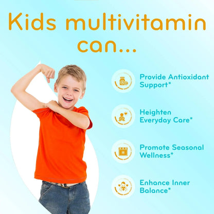 Sugar Free Liquid Multivitamin for Kids - High Absorption Kids Liquid Multivitamin with Vitamins A C D E & B Complex Plus Quercetin Immune Support Complex Clear FormulasBuy Supplements Australia