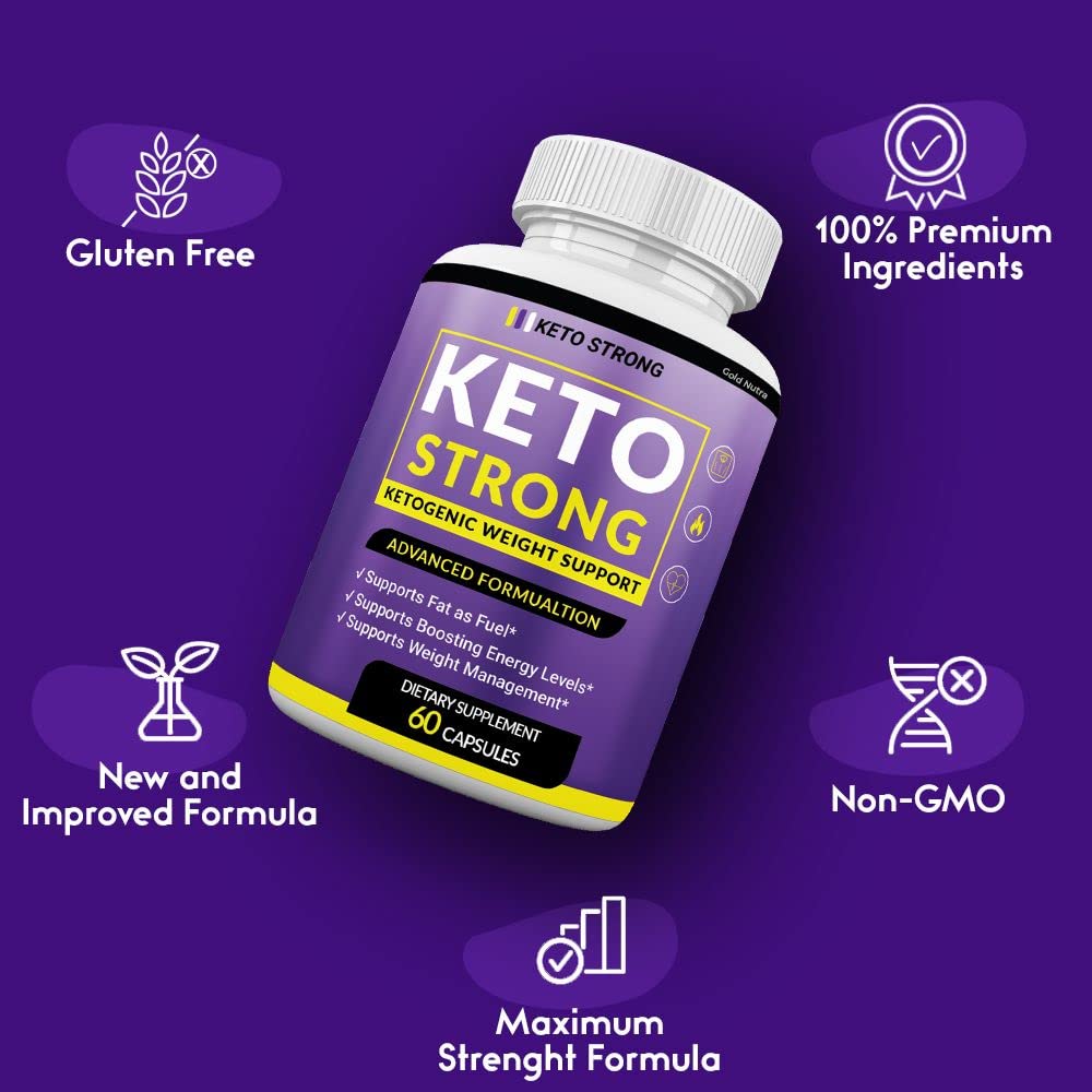 Gold Nutra (3 Pack) Keto Strong Diet Pills, New 2022 Formula, 3 Month Supply Gold NutraBuy Supplements Australia