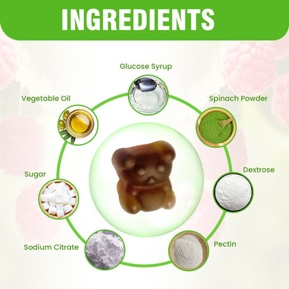 Safrel Irish Sea Moss Gummies 3000mg with Bladderwrack and Burdock Root, Thyroid Energy and Immune Support, Vegan Raspberry Flavor, 60 Gummies SafrelBuy Supplements Australia